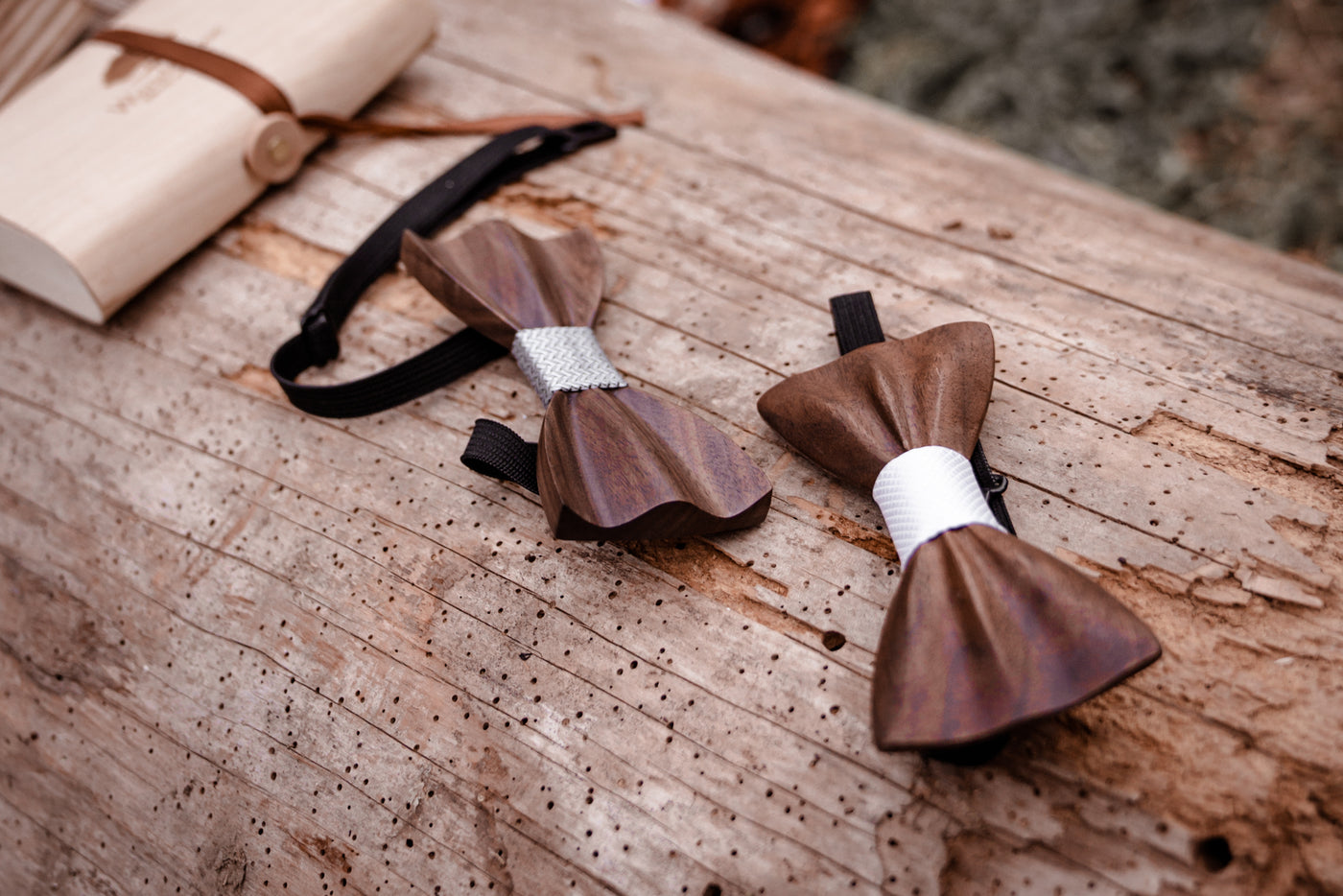 Holzfliegen im Vintage Stil von Woodenlove