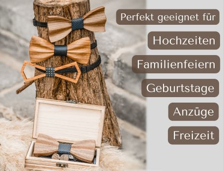 Holzfliege "Frame" - Woodenlove