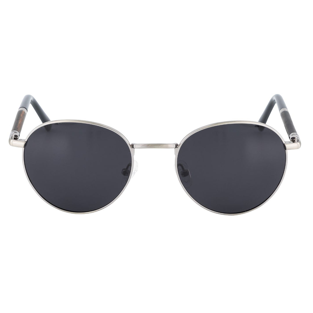 Holz Sonnenbrille aus Ebenholz mit schwarzen TAC Gläsern