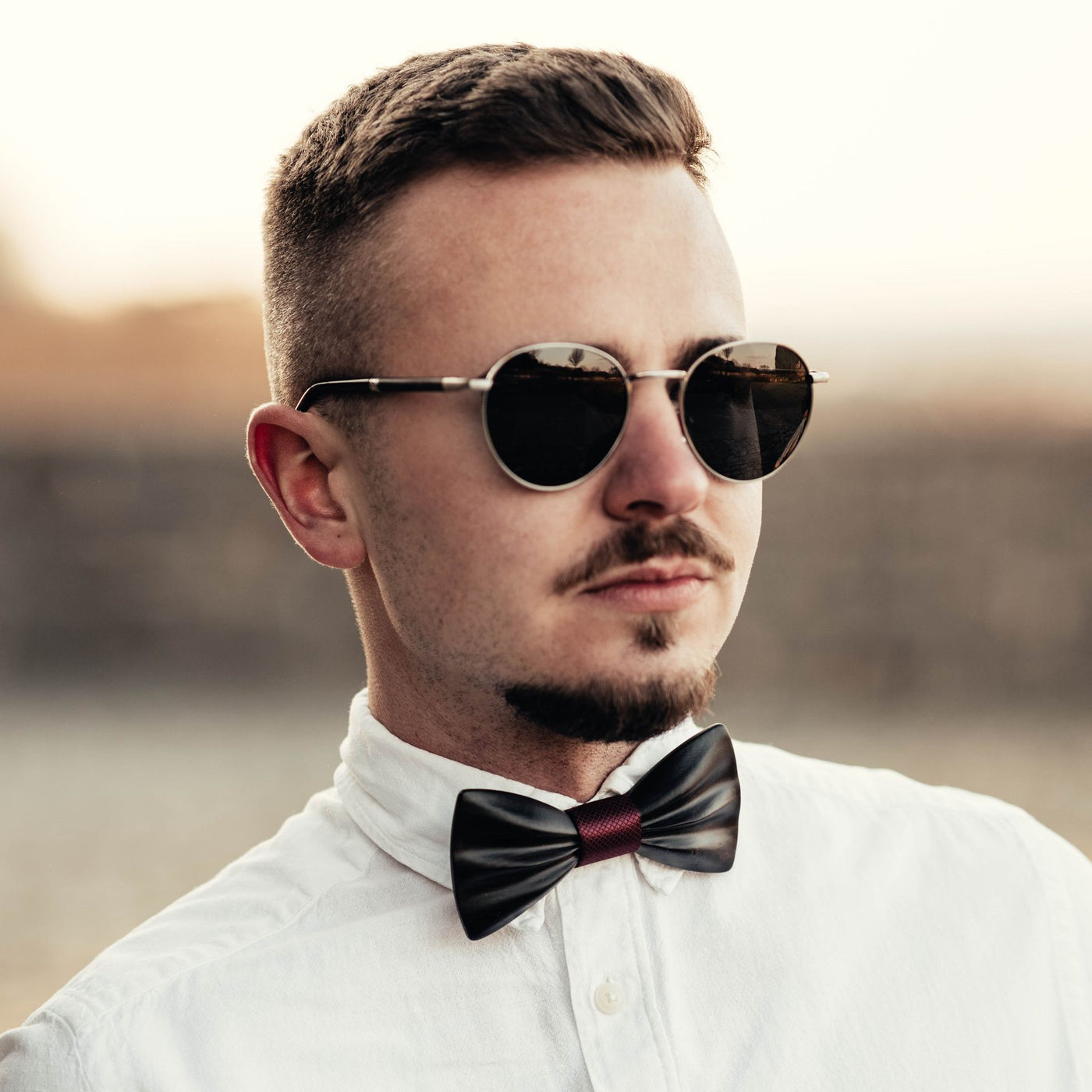 Sonnenbrille "StrandZeit" Ebony - Woodenlove