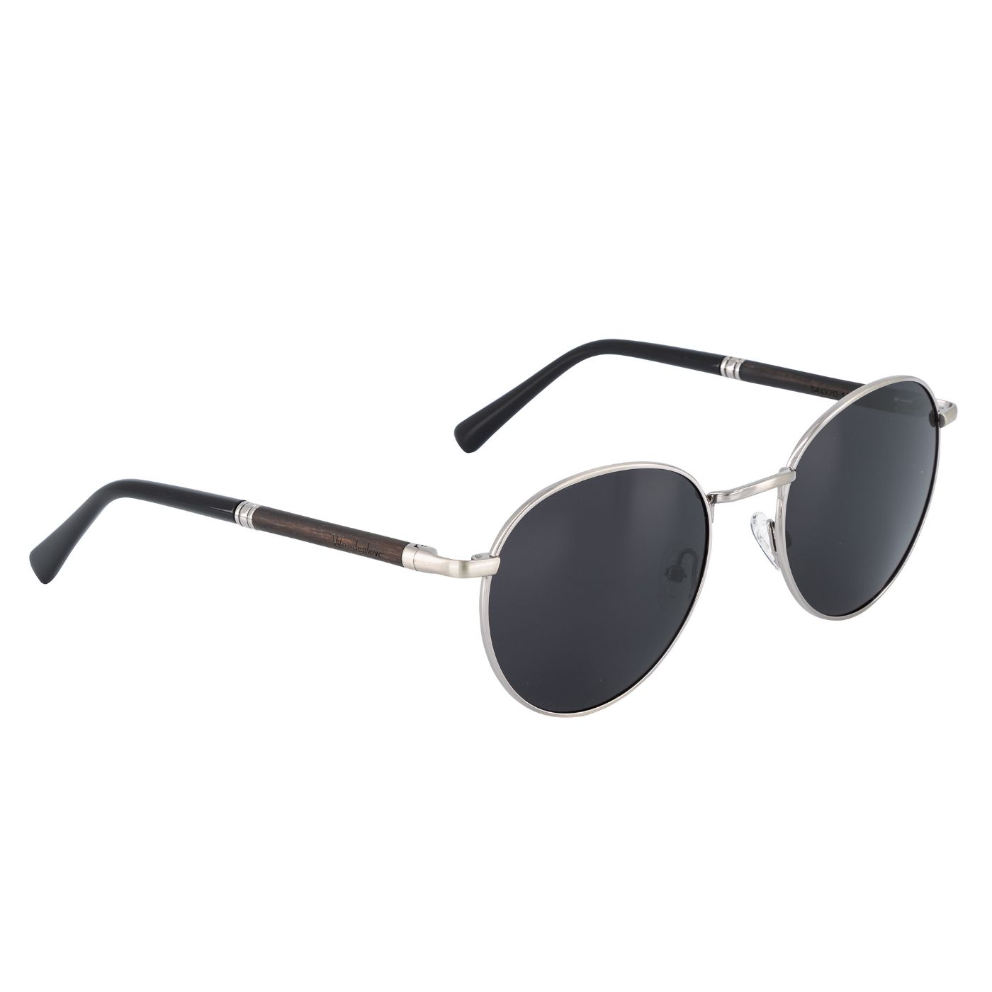 Sonnenbrille aus Acetat und Ebenholz