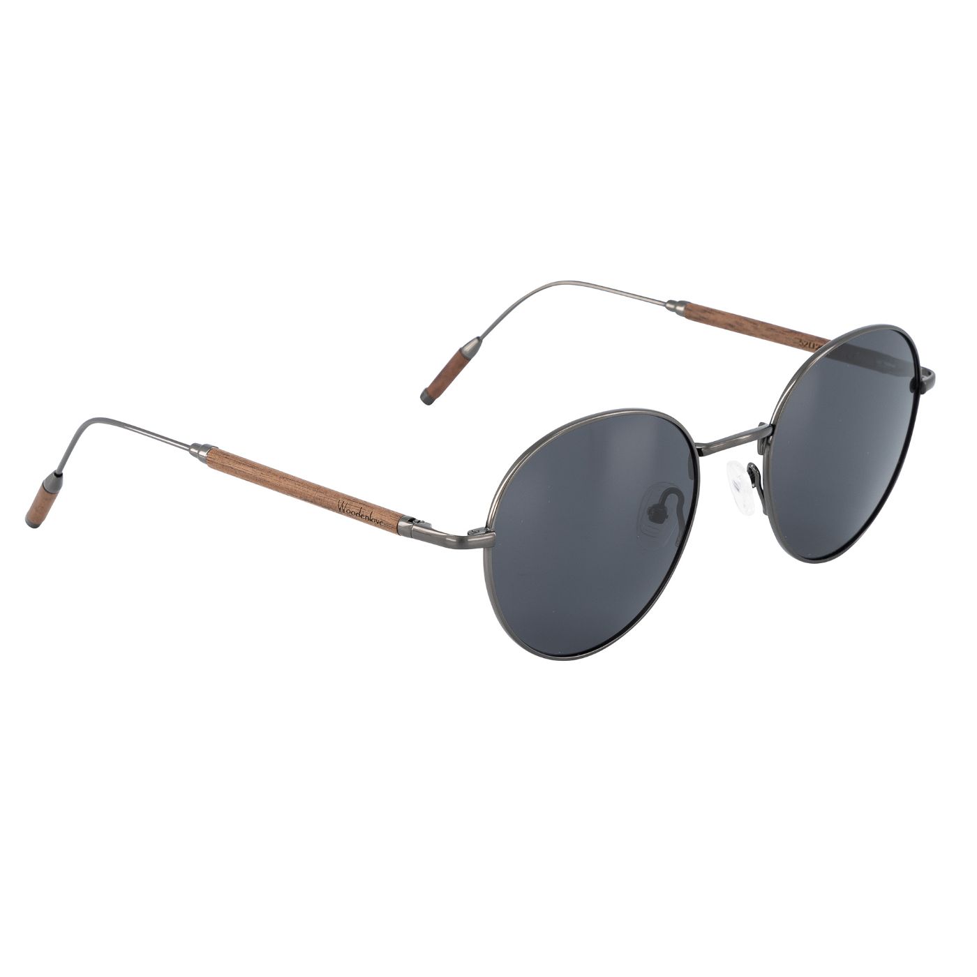 Holzsonnenbrille von Woodenlove mit Walnussbügeln