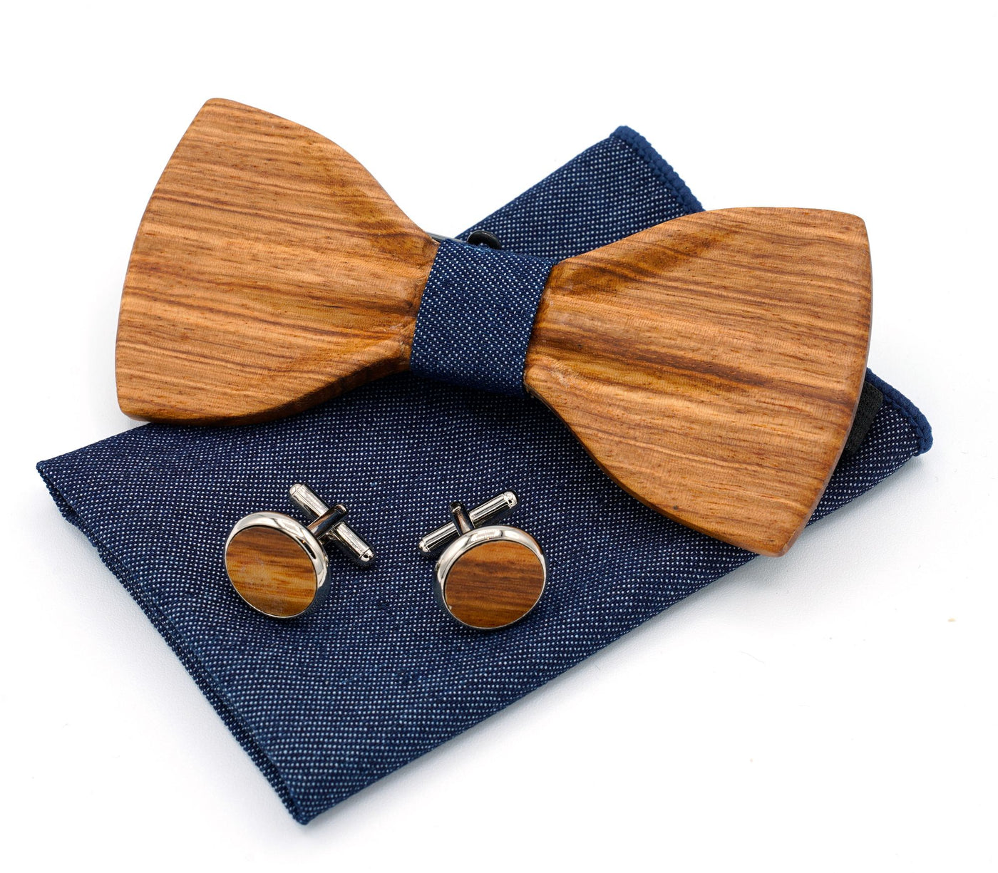 Holzfliege "Zebra" Gravur - Woodenlove